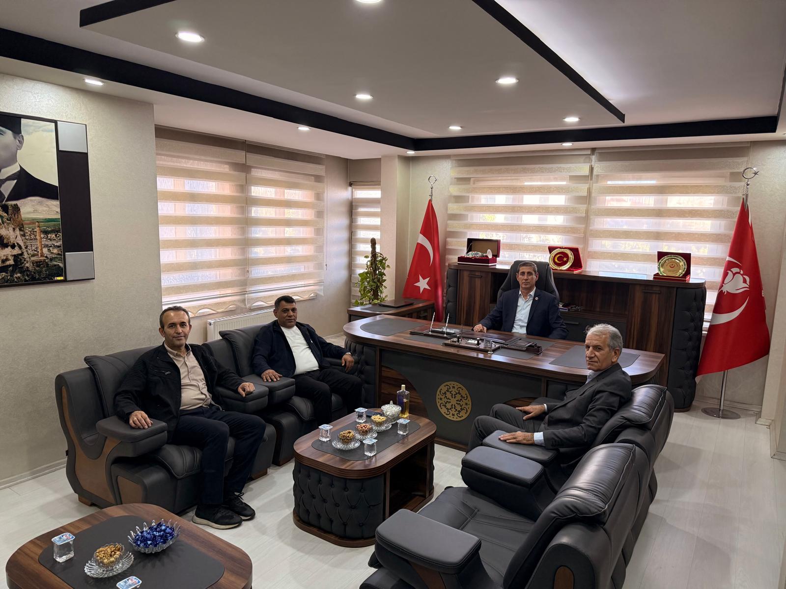 BBP Diyarbakır İl Başkanlığı’ndan MKYK Üyesi ve Güneydoğu Bölge Temsilcisi Recep Er’e Ziyaret