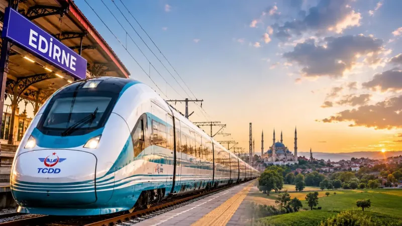 Çerkezköy-Kapıkule Hızlı Tren Hattı Açılıyor! Tarih ve Saat Belli Oldu